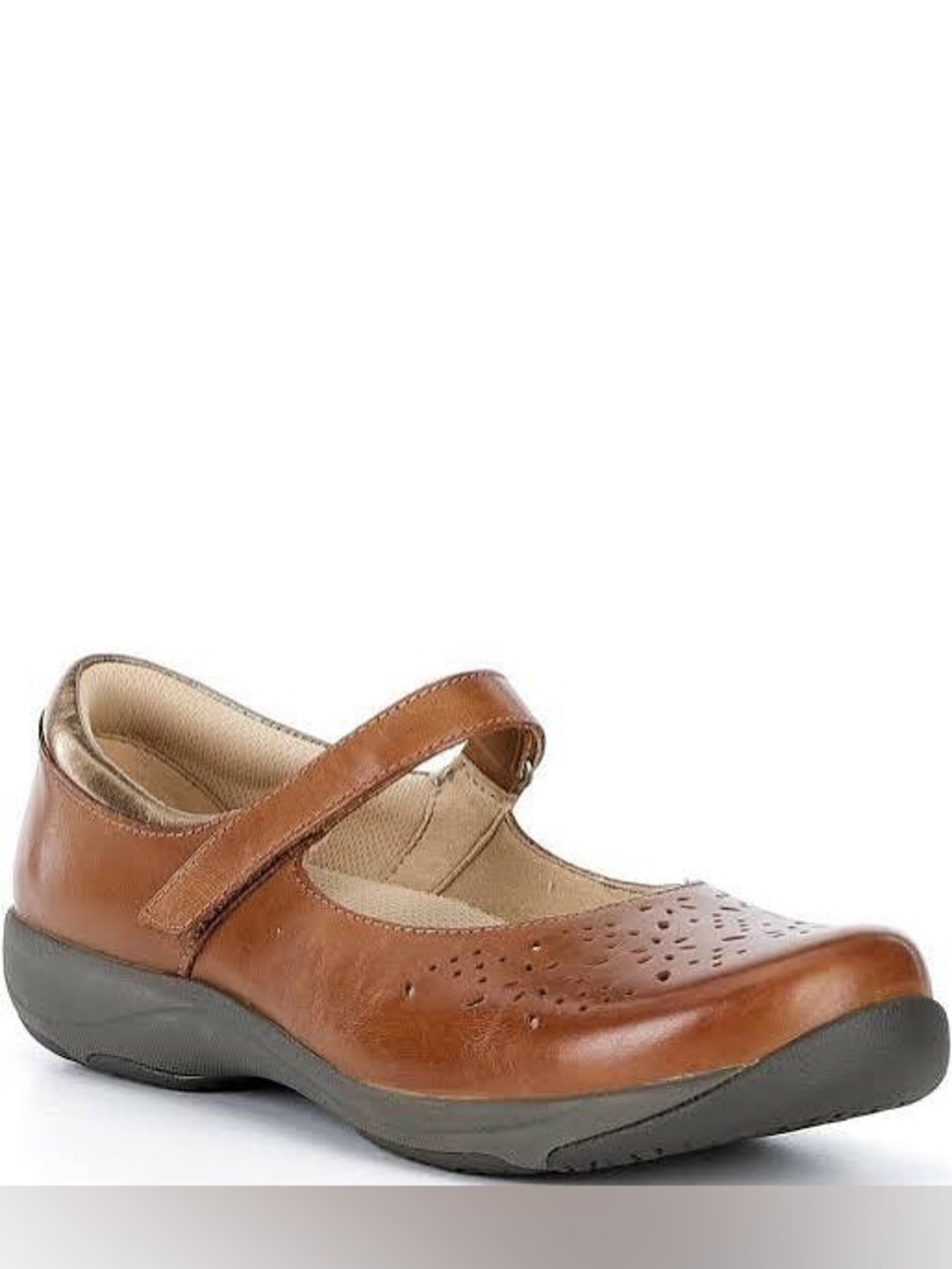NEW DANSKO STACY MARY JANE SHOES IN TOFFEE LEATHER 39 8.5-9 - Picture 2 of 15